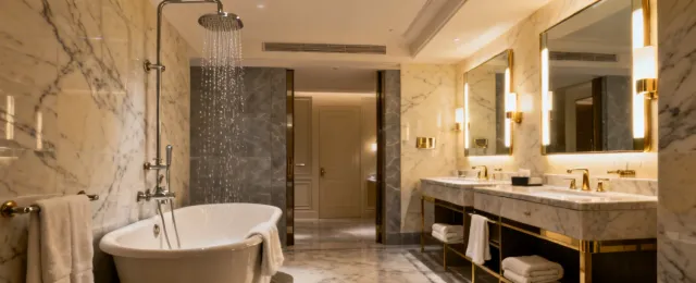 Luxury Hotel Suite Bathroom with Kohler Fixtures